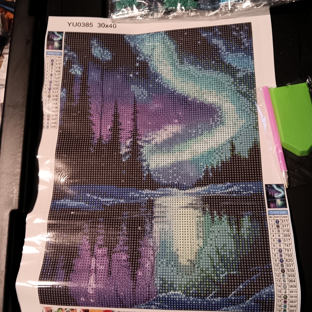 Northern Lights Diamond Painting Kit 30x40